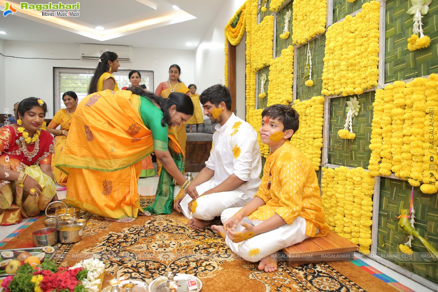 Vishal Goud's Pellikoduku Ceremony at Shamshabad