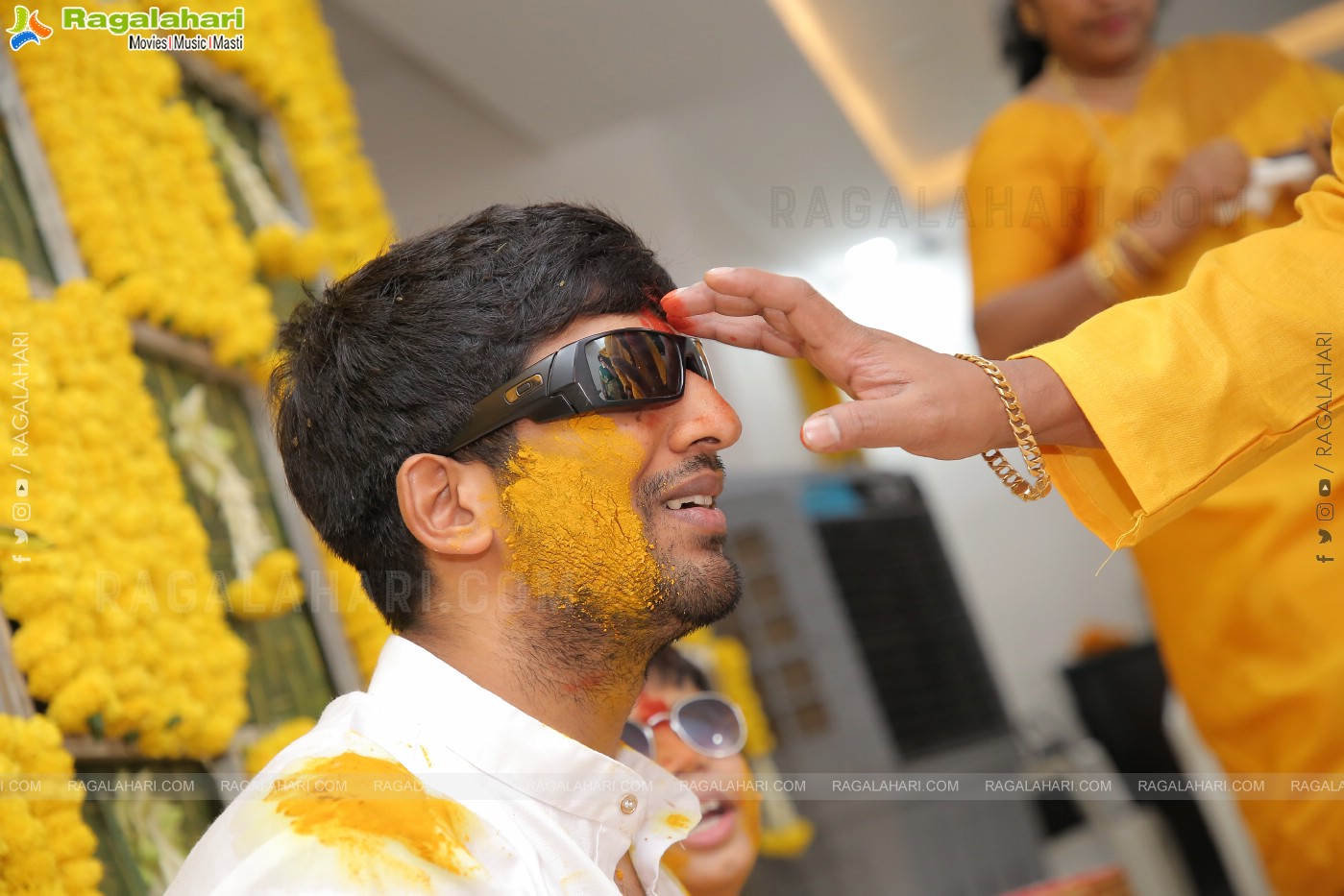 Vishal Goud's Pellikoduku Ceremony at Shamshabad