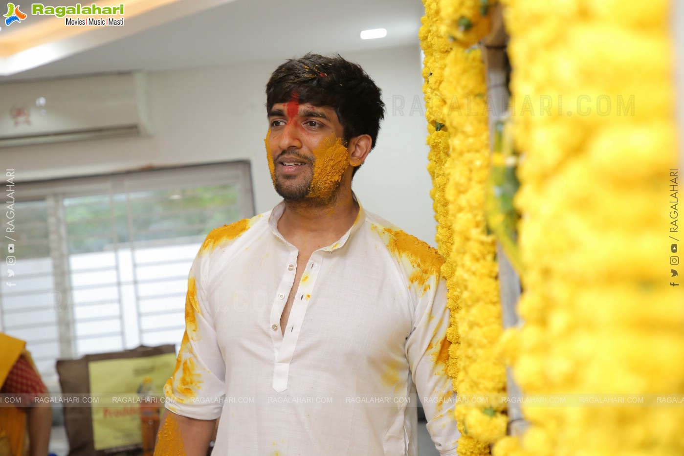 Vishal Goud's Pellikoduku Ceremony at Shamshabad