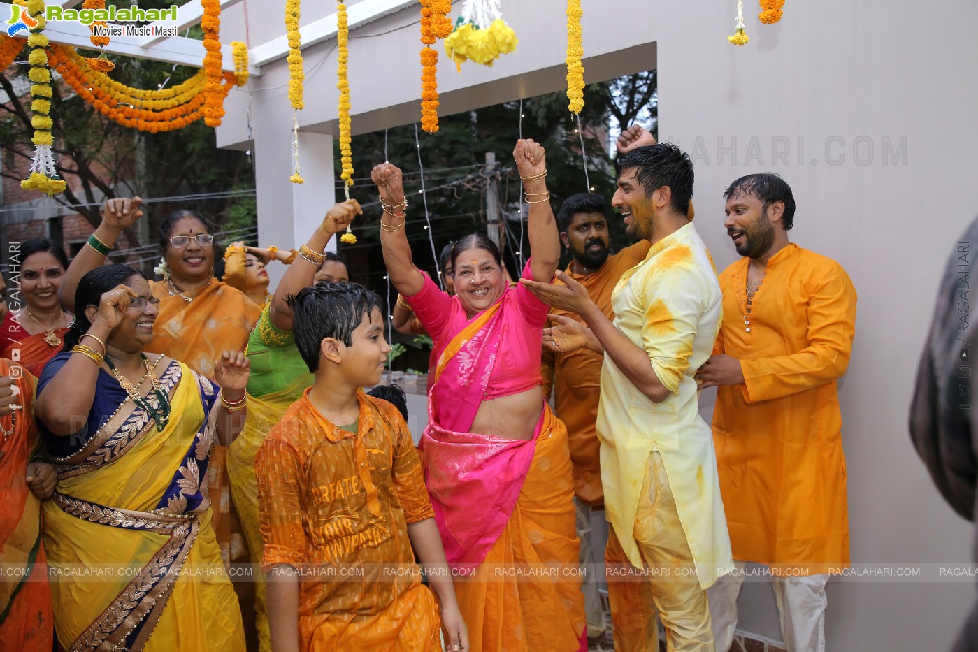 Vishal Goud's Pellikoduku Ceremony at Shamshabad