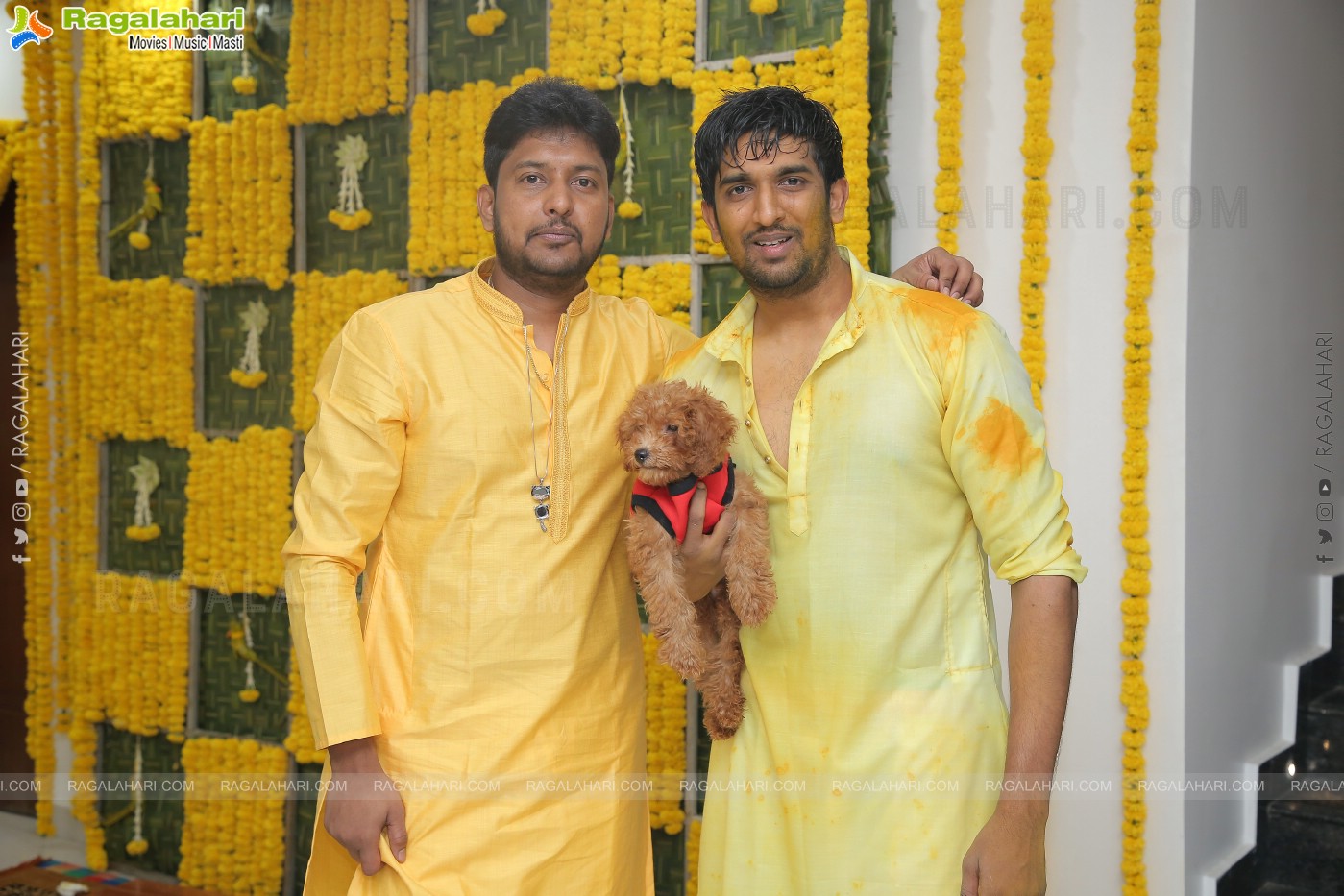 Vishal Goud's Pellikoduku Ceremony at Shamshabad