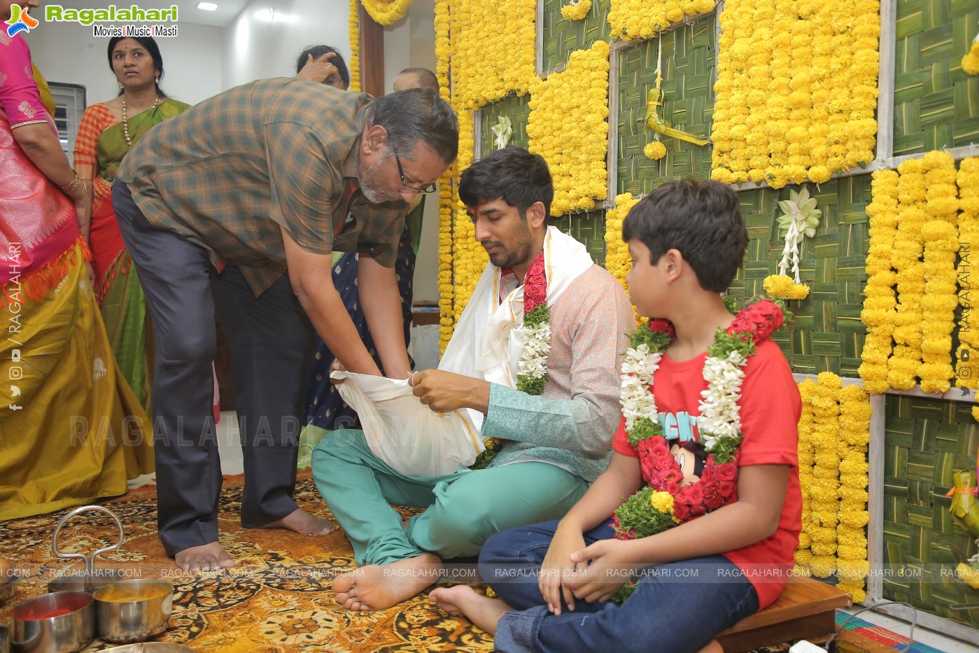 Vishal Goud's Pellikoduku Ceremony at Shamshabad