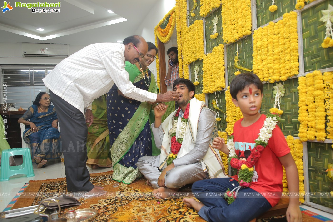 Vishal Goud's Pellikoduku Ceremony at Shamshabad