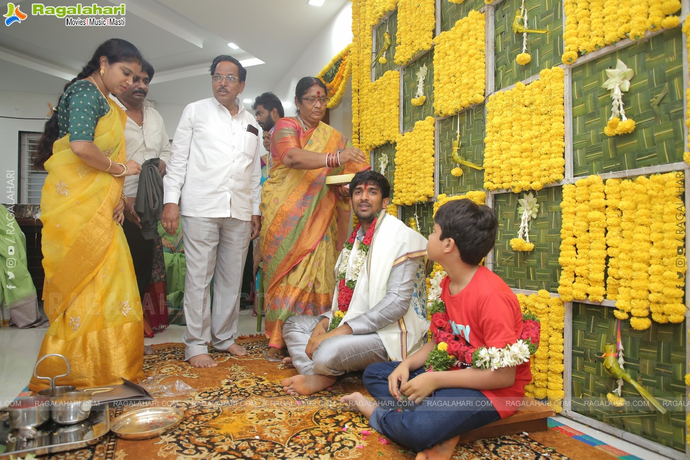 Vishal Goud's Pellikoduku Ceremony at Shamshabad