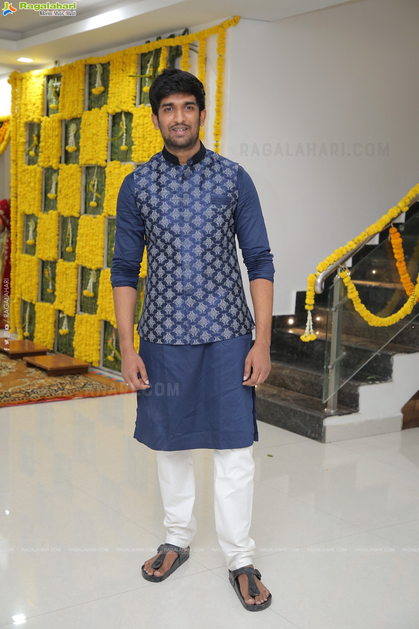 Vishal Goud's Pellikoduku Ceremony at Shamshabad