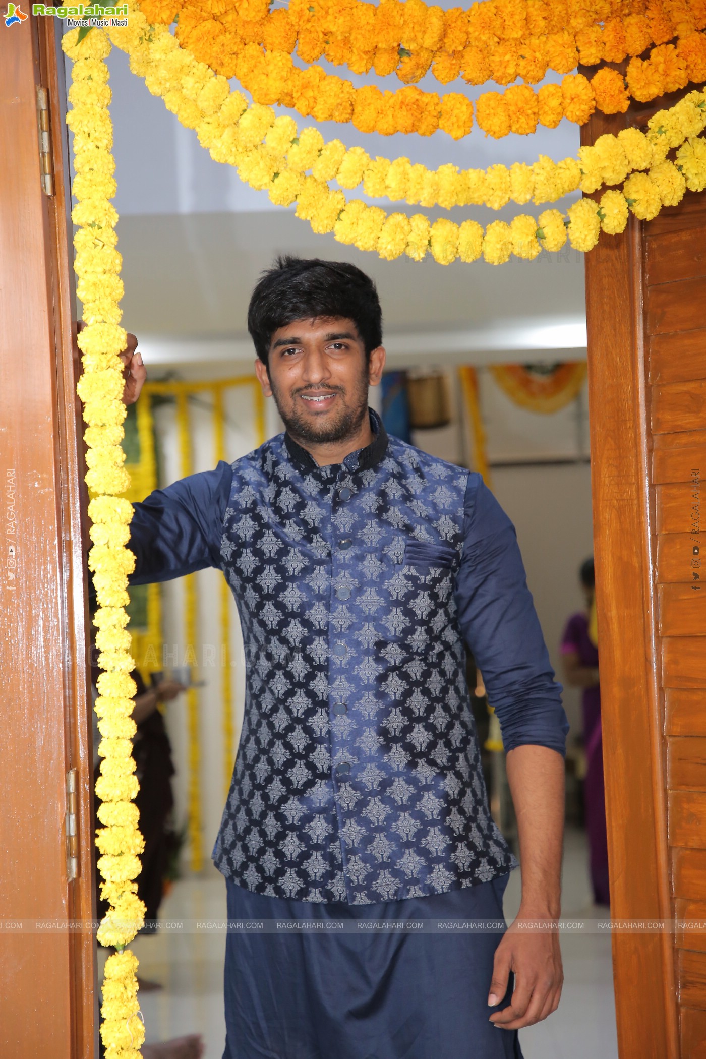 Vishal Goud's Pellikoduku Ceremony at Shamshabad