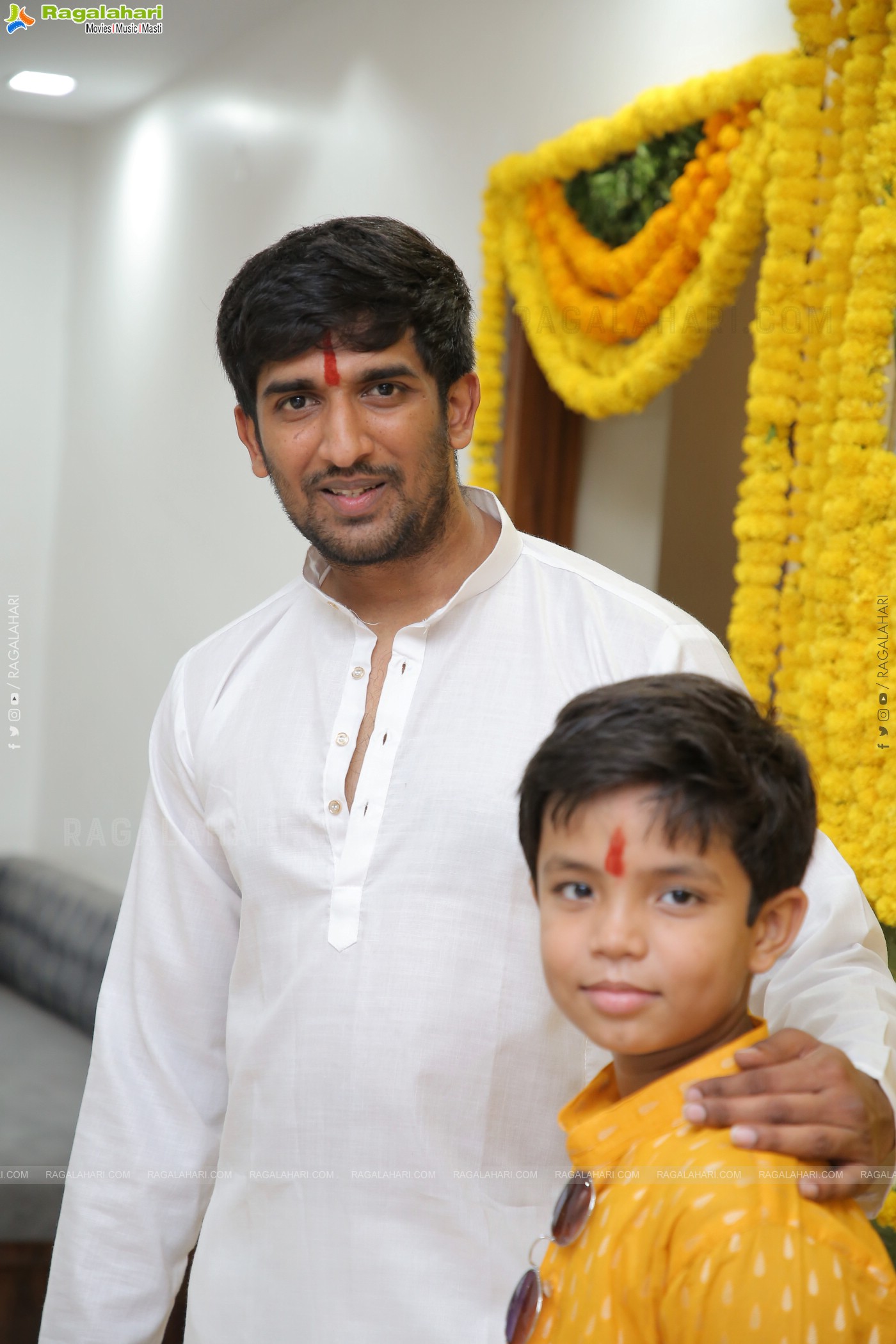 Vishal Goud's Pellikoduku Ceremony at Shamshabad