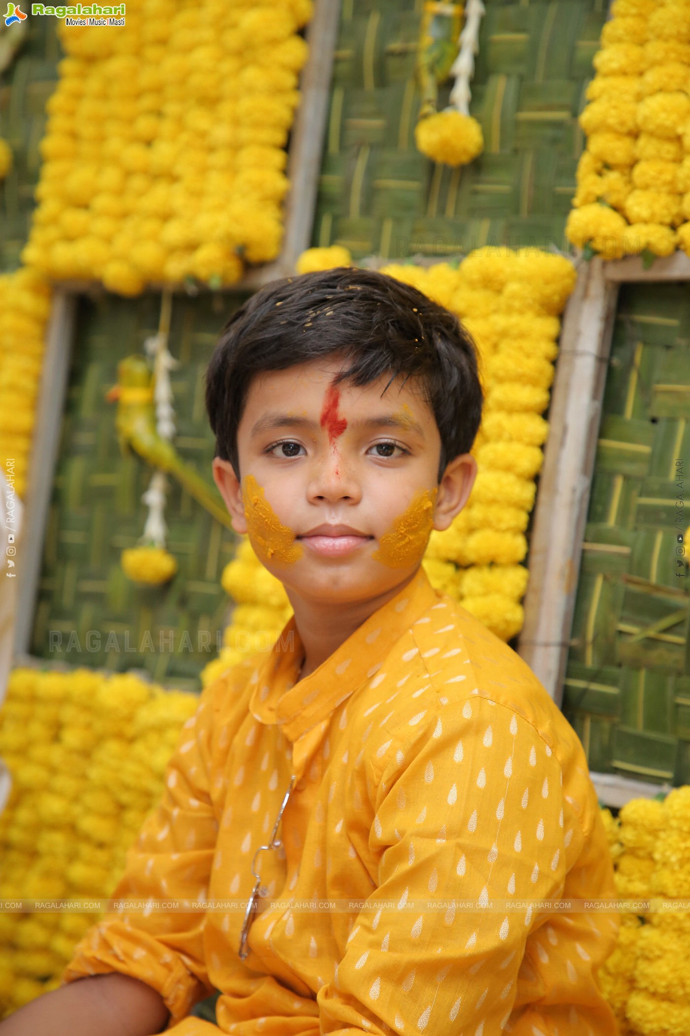 Vishal Goud's Pellikoduku Ceremony at Shamshabad