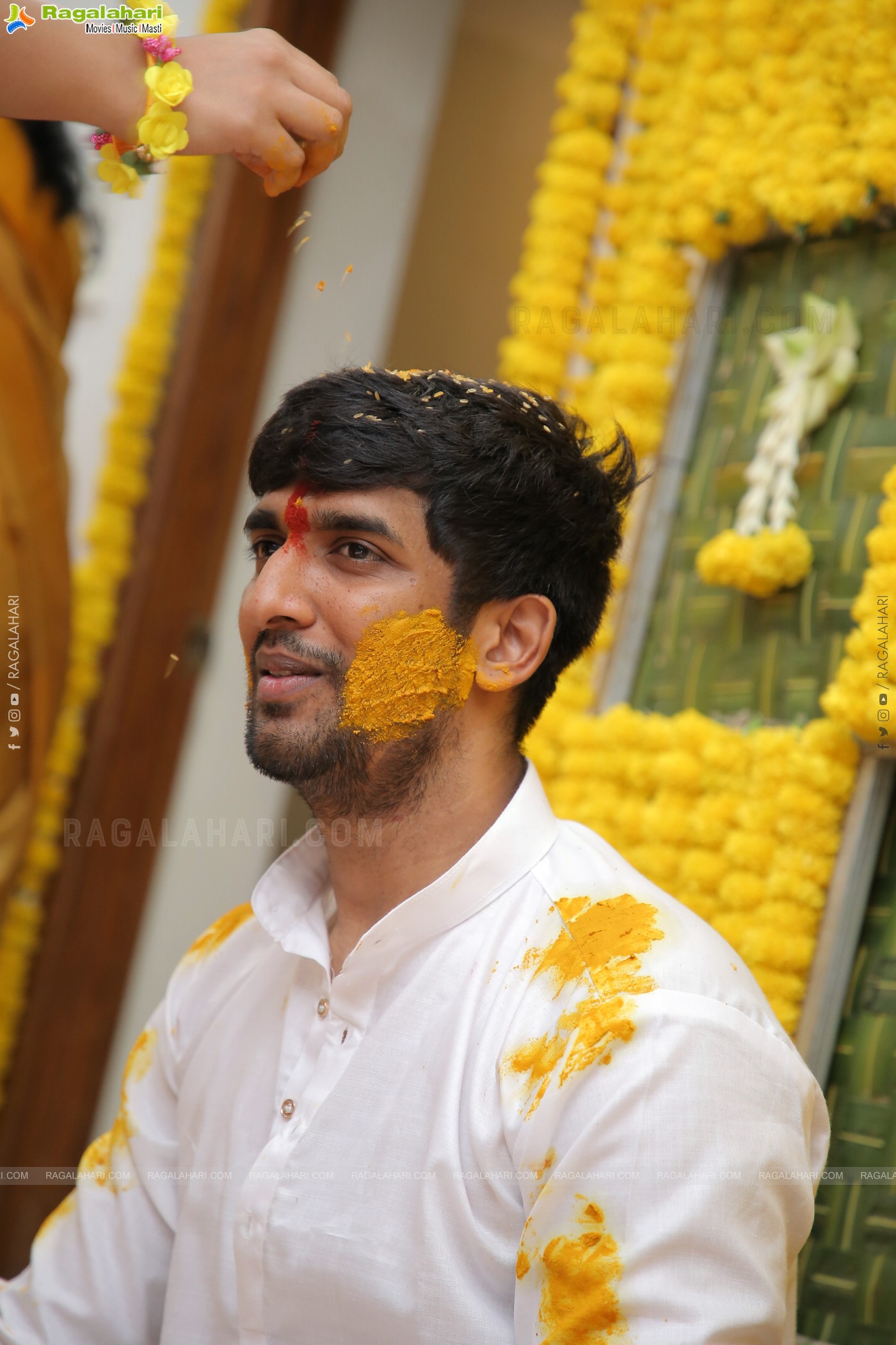 Vishal Goud's Pellikoduku Ceremony at Shamshabad