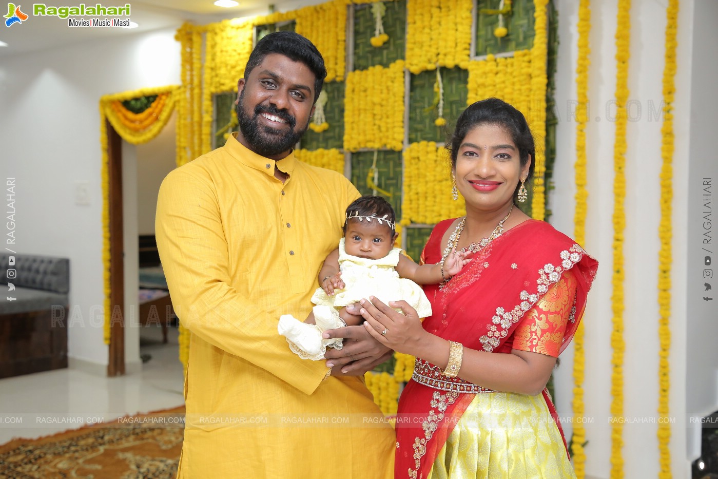 Vishal Goud's Pellikoduku Ceremony at Shamshabad