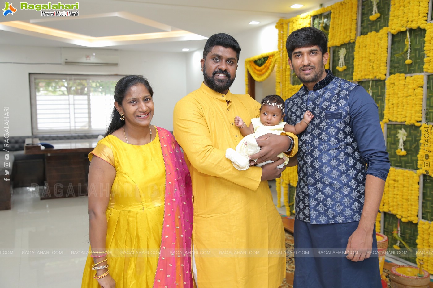 Vishal Goud's Pellikoduku Ceremony at Shamshabad