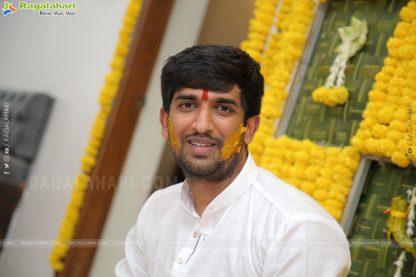 Vishal Goud's Pellikoduku Ceremony at Shamshabad