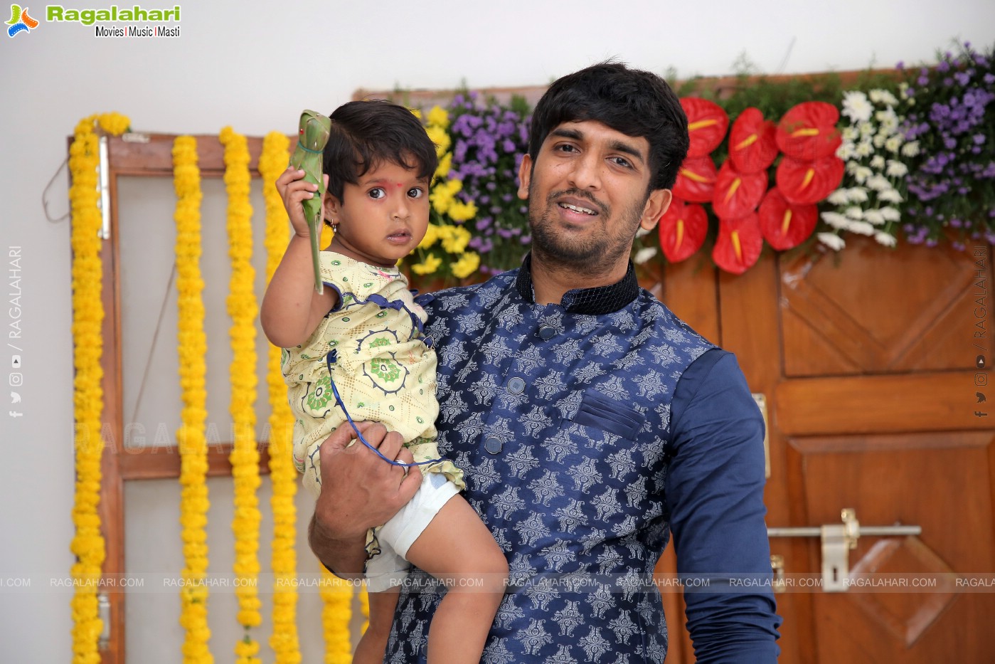 Vishal Goud's Pellikoduku Ceremony at Shamshabad