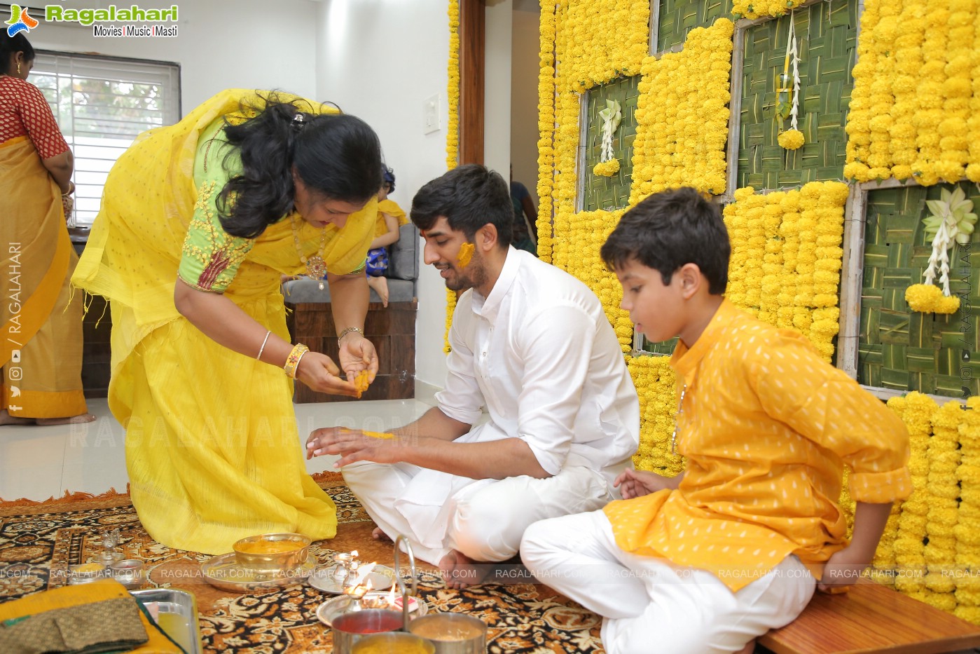 Vishal Goud's Pellikoduku Ceremony at Shamshabad