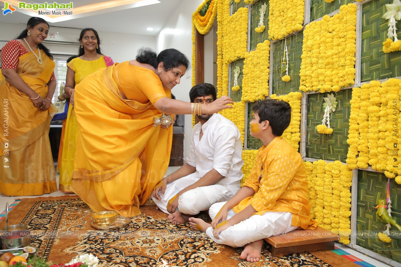 Vishal Goud's Pellikoduku Ceremony at Shamshabad