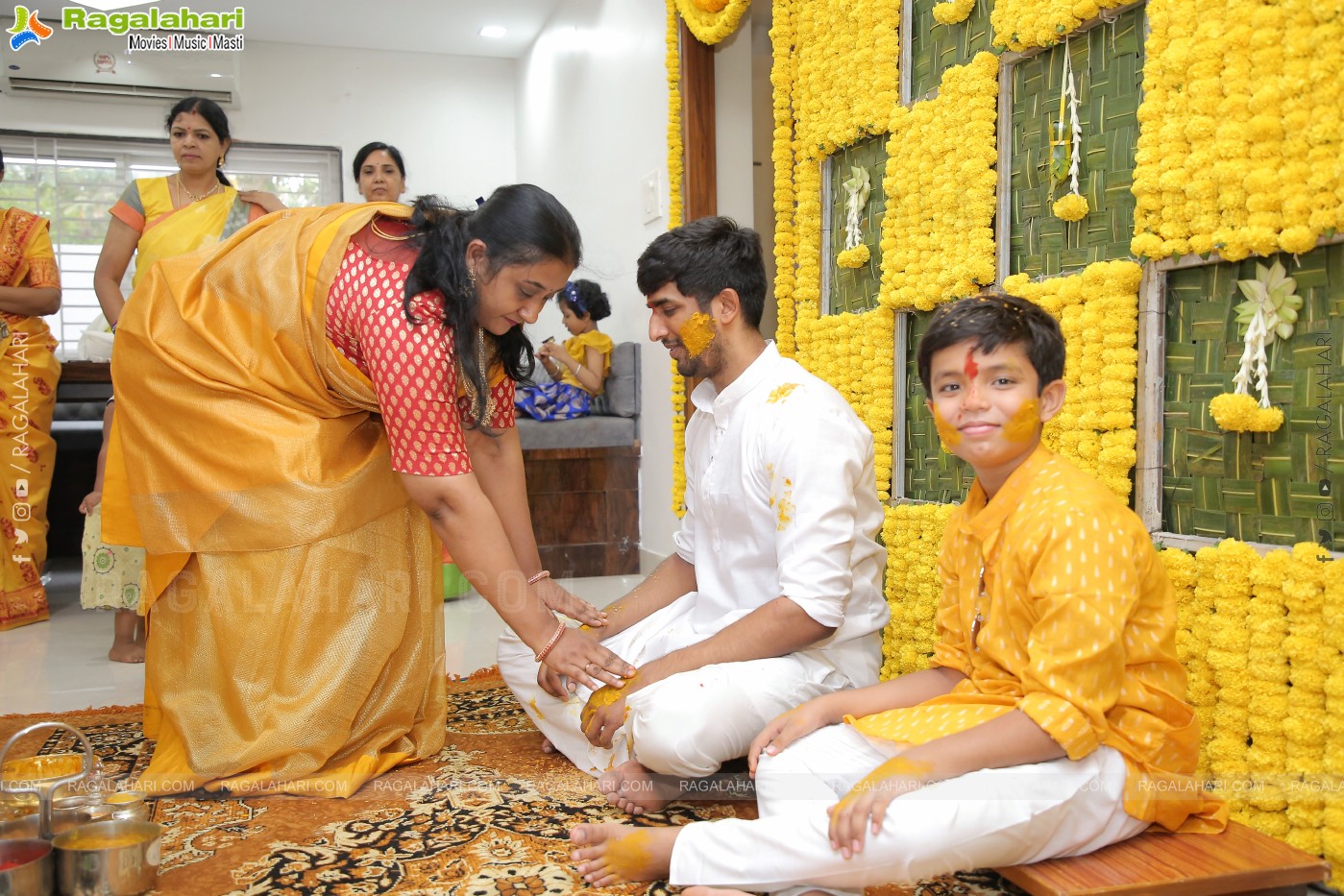 Vishal Goud's Pellikoduku Ceremony at Shamshabad