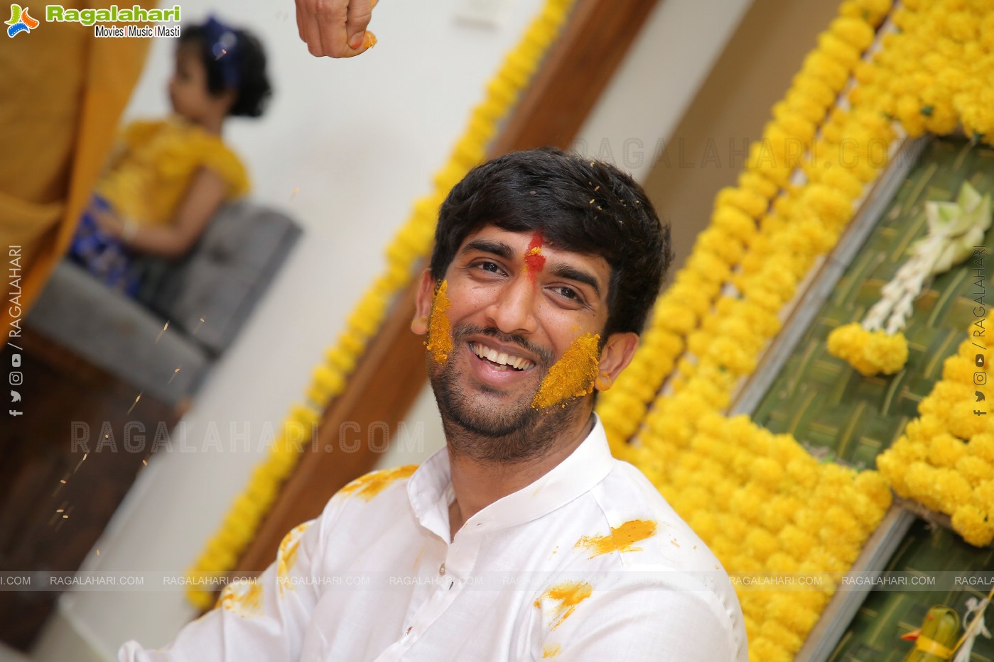 Vishal Goud's Pellikoduku Ceremony at Shamshabad