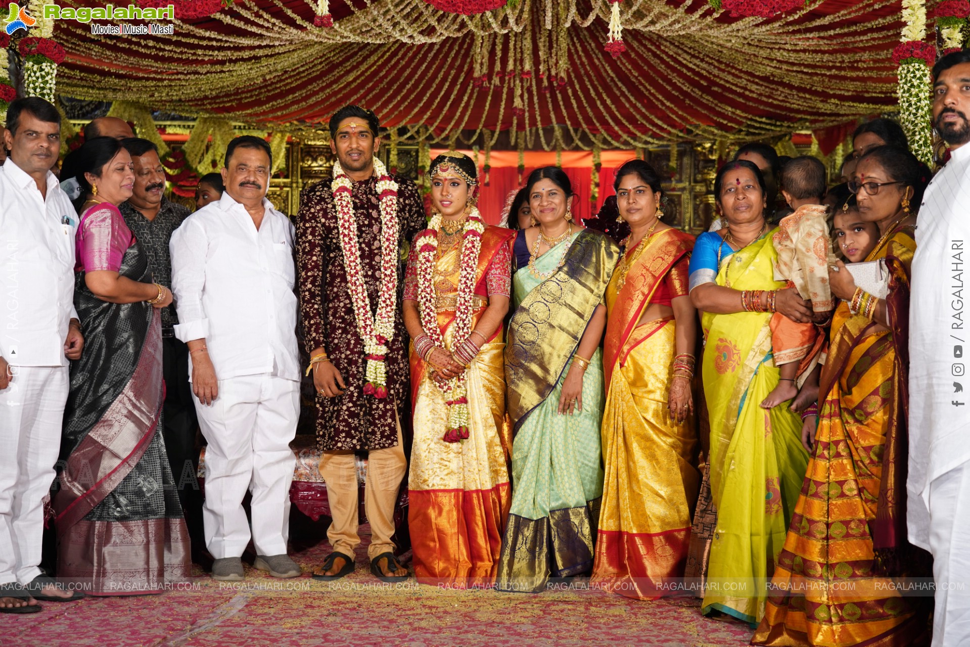 Parepally Madhu Goud's Son Vishal Goud & Shivangi Grand Wedding Ceremony