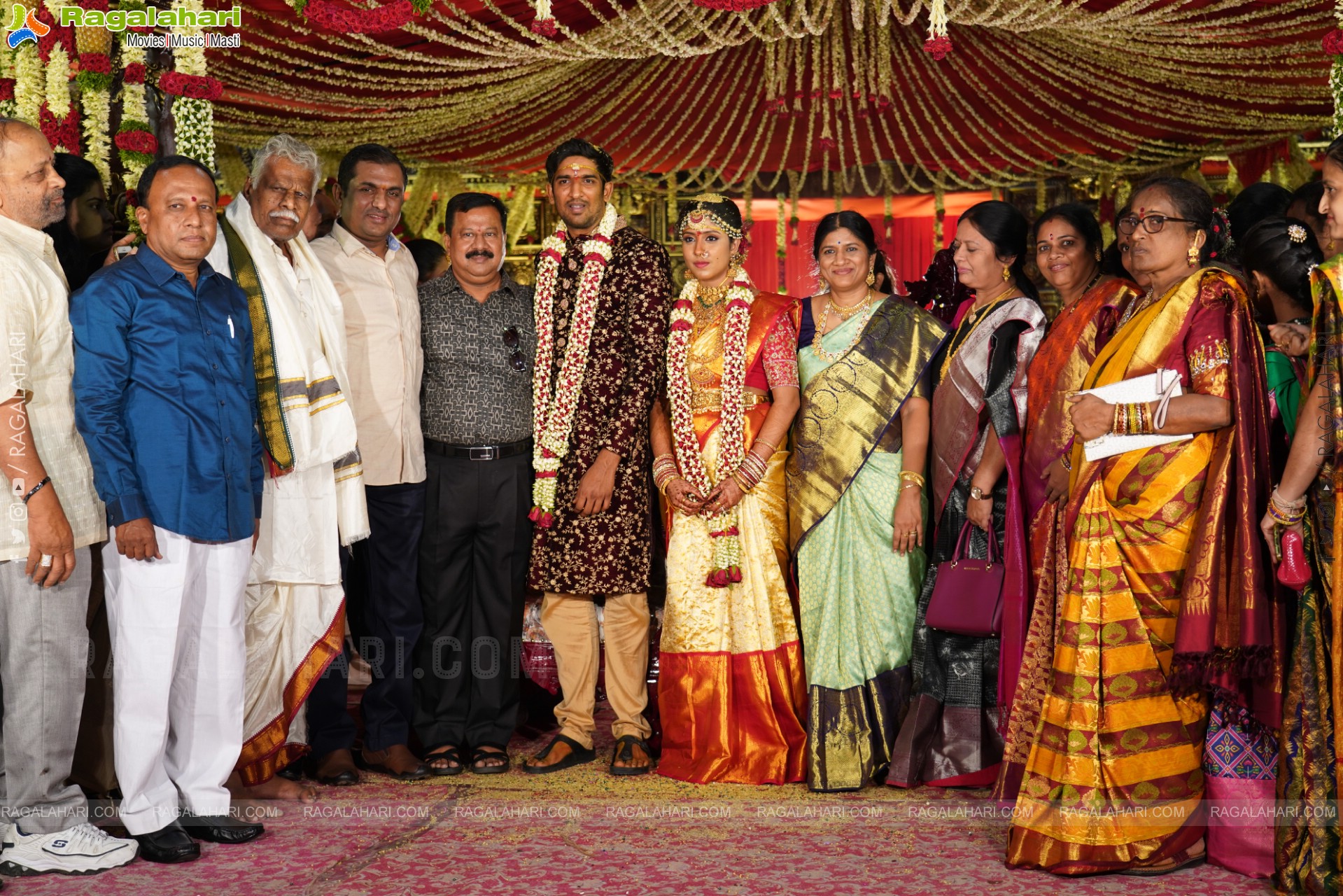 Parepally Madhu Goud's Son Vishal Goud & Shivangi Grand Wedding Ceremony