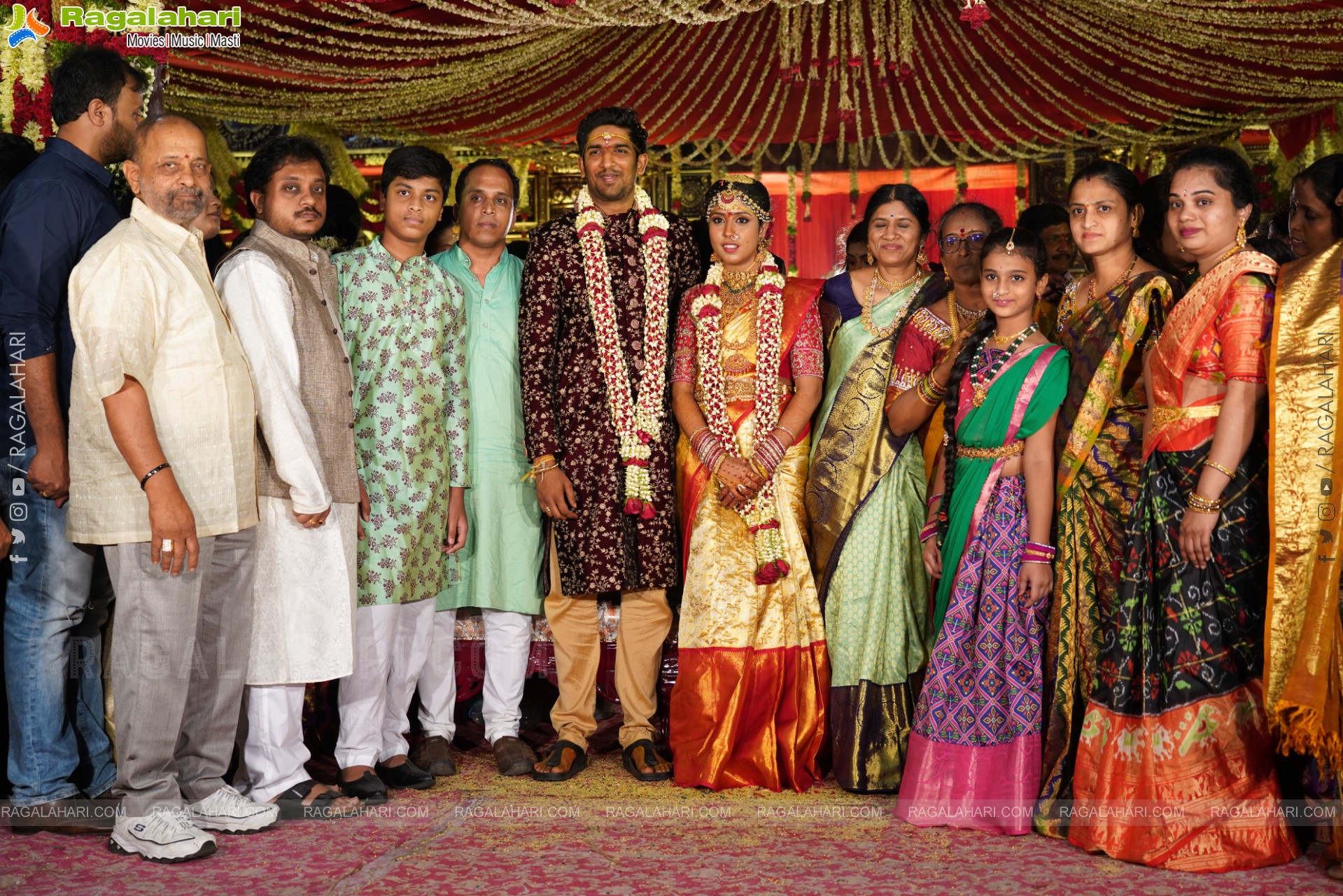 Parepally Madhu Goud's Son Vishal Goud & Shivangi Grand Wedding Ceremony