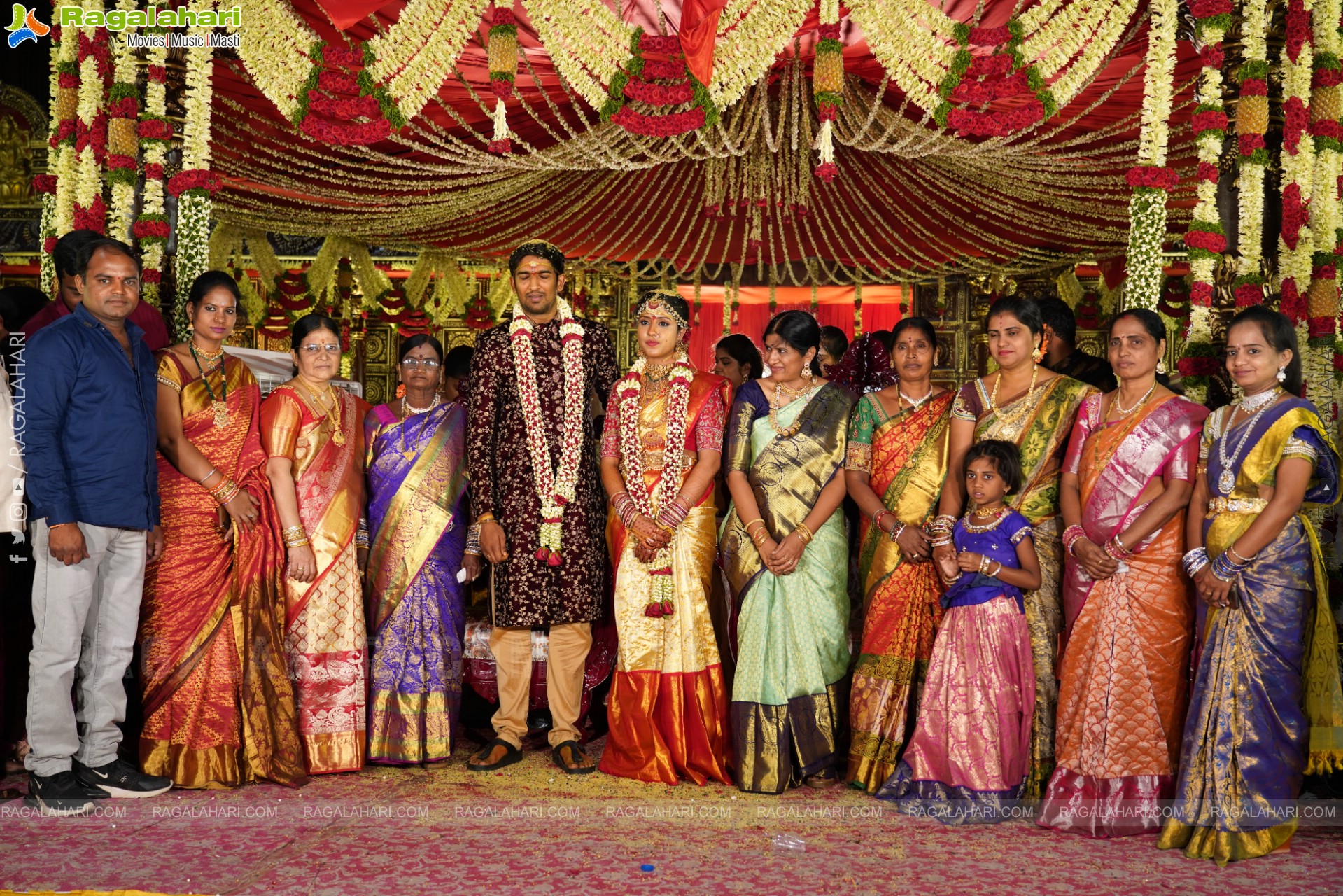 Parepally Madhu Goud's Son Vishal Goud & Shivangi Grand Wedding Ceremony