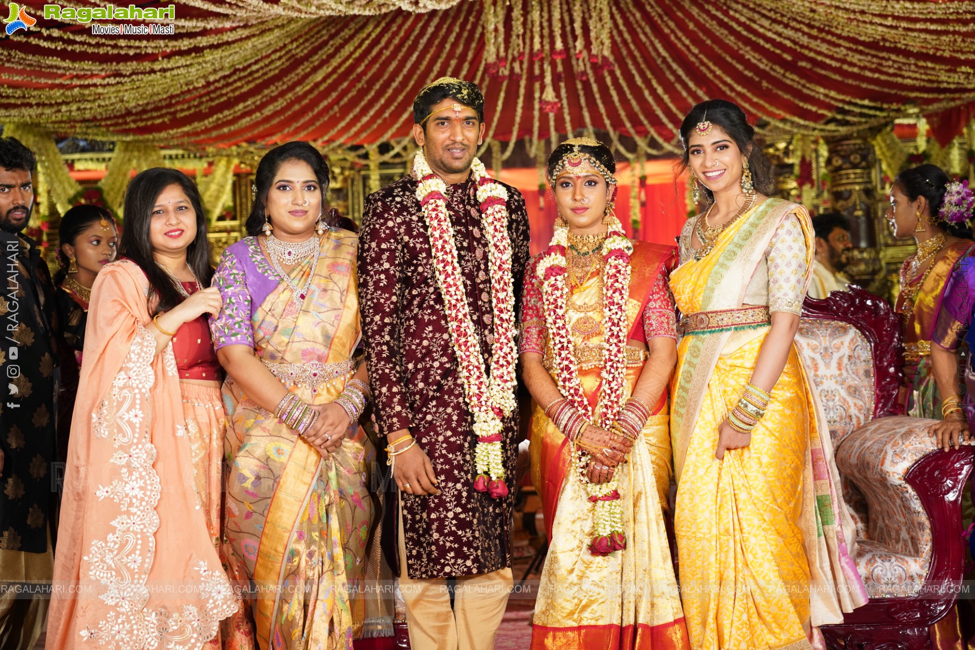 Parepally Madhu Goud's Son Vishal Goud & Shivangi Grand Wedding Ceremony