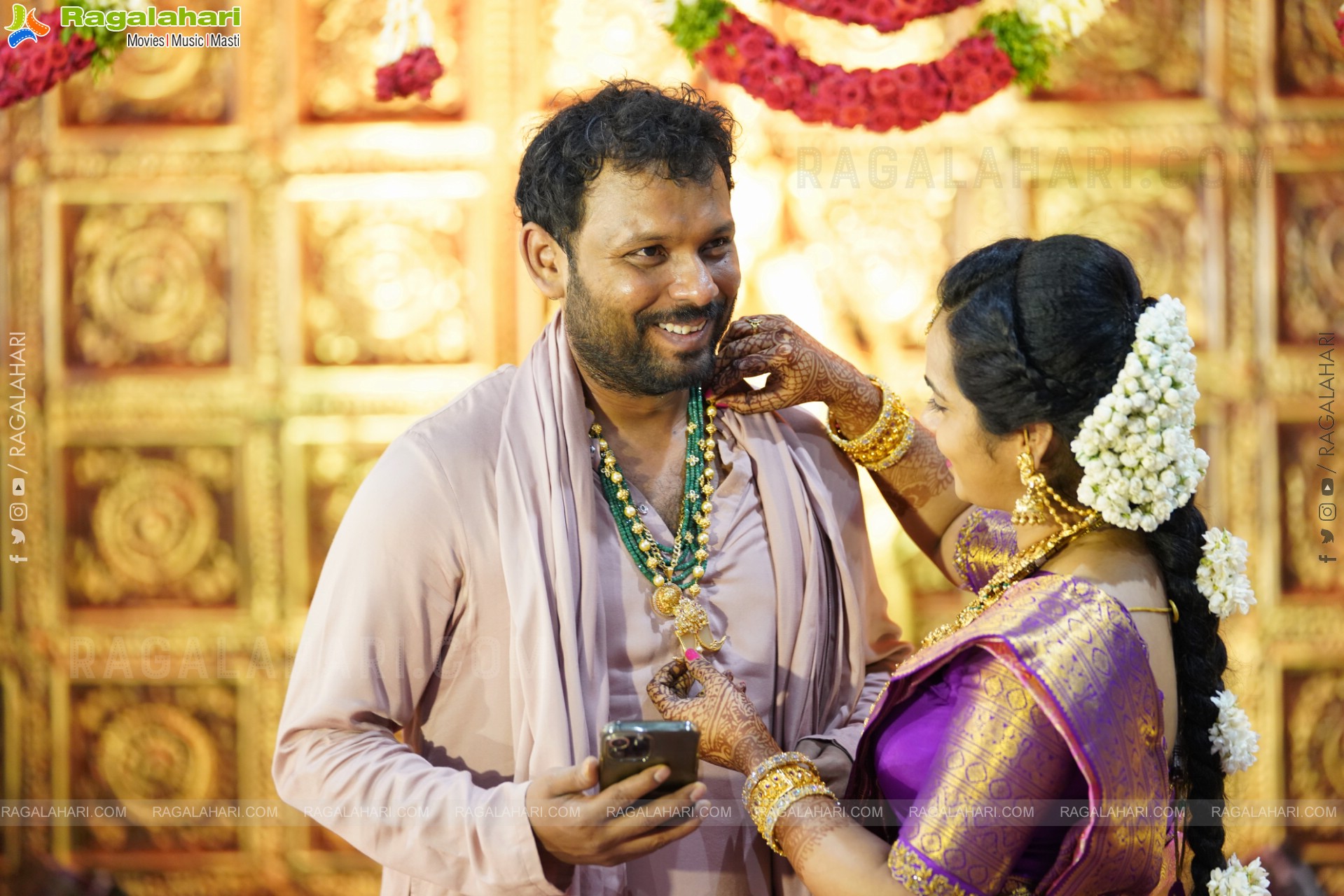 Parepally Madhu Goud's Son Vishal Goud & Shivangi Grand Wedding Ceremony