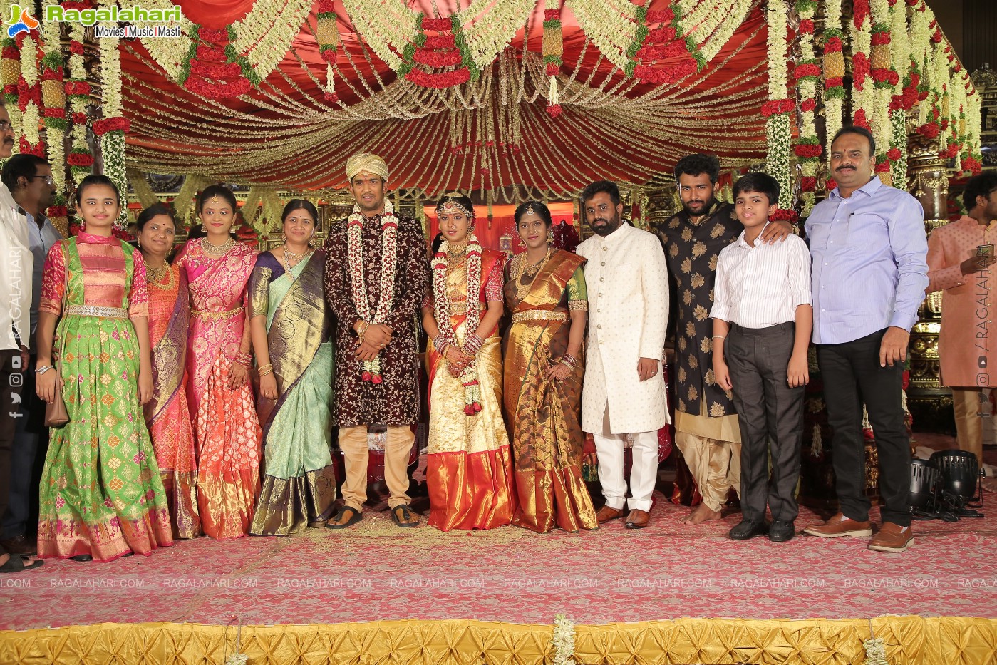 Parepally Madhu Goud's Son Vishal Goud & Shivangi Grand Wedding Ceremony