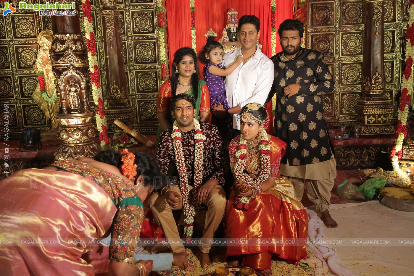 Parepally Madhu Goud's Son Vishal Goud & Shivangi Grand Wedding Ceremony