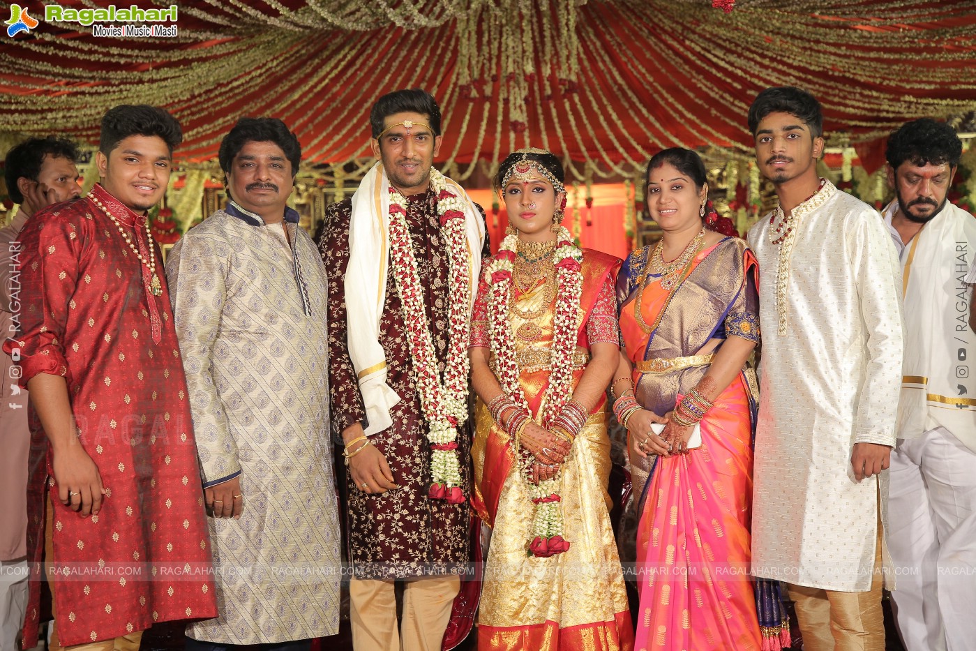 Parepally Madhu Goud's Son Vishal Goud & Shivangi Grand Wedding Ceremony