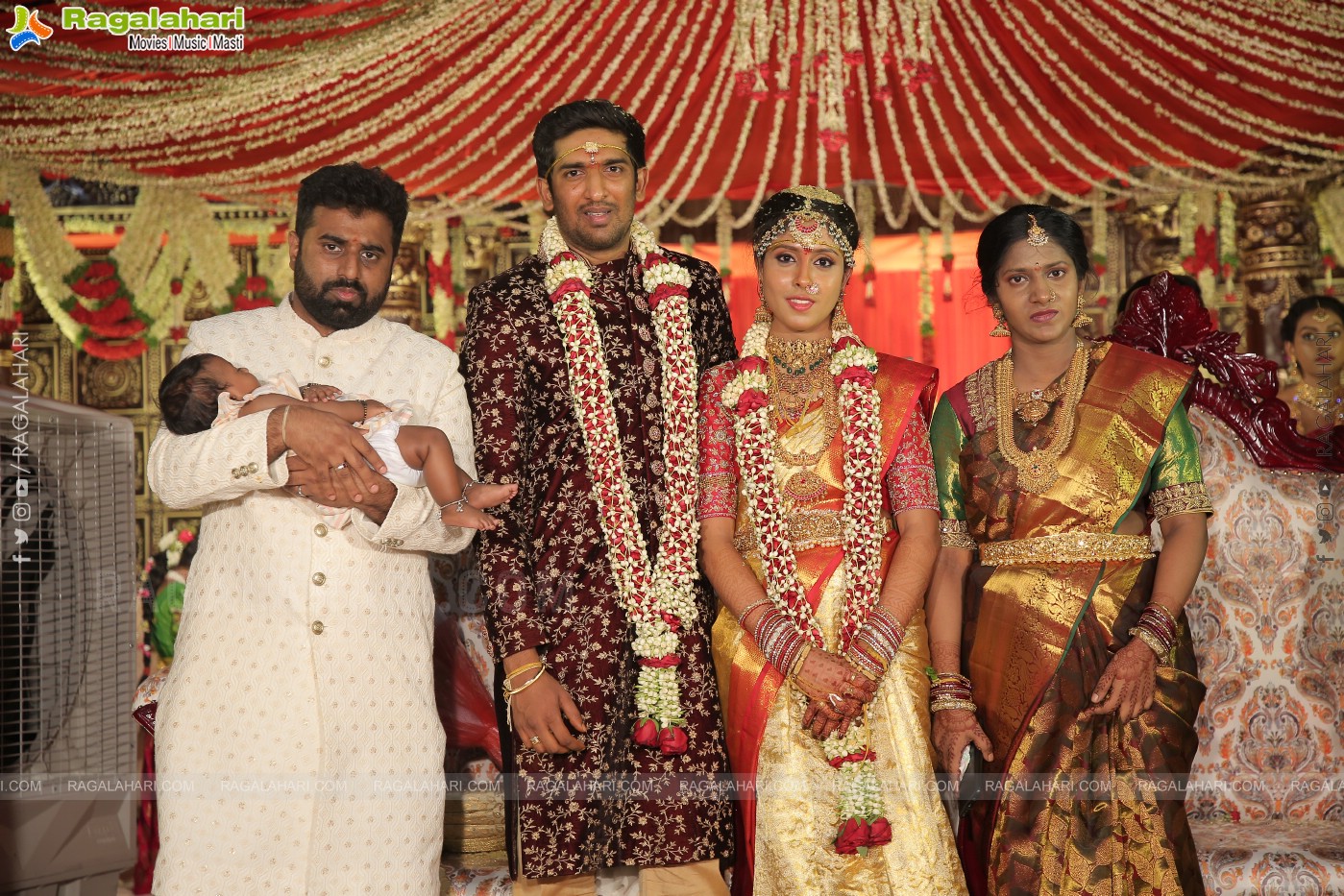 Parepally Madhu Goud's Son Vishal Goud & Shivangi Grand Wedding Ceremony