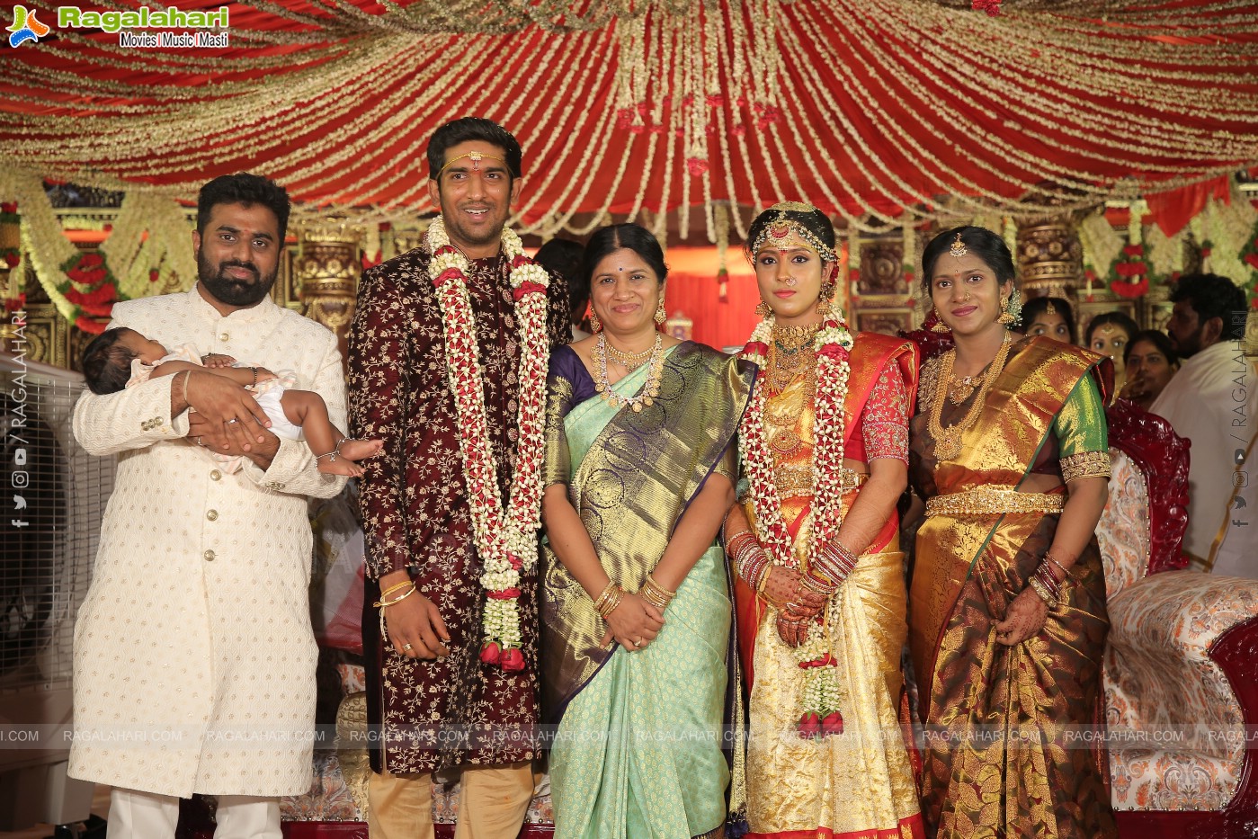 Parepally Madhu Goud's Son Vishal Goud & Shivangi Grand Wedding Ceremony