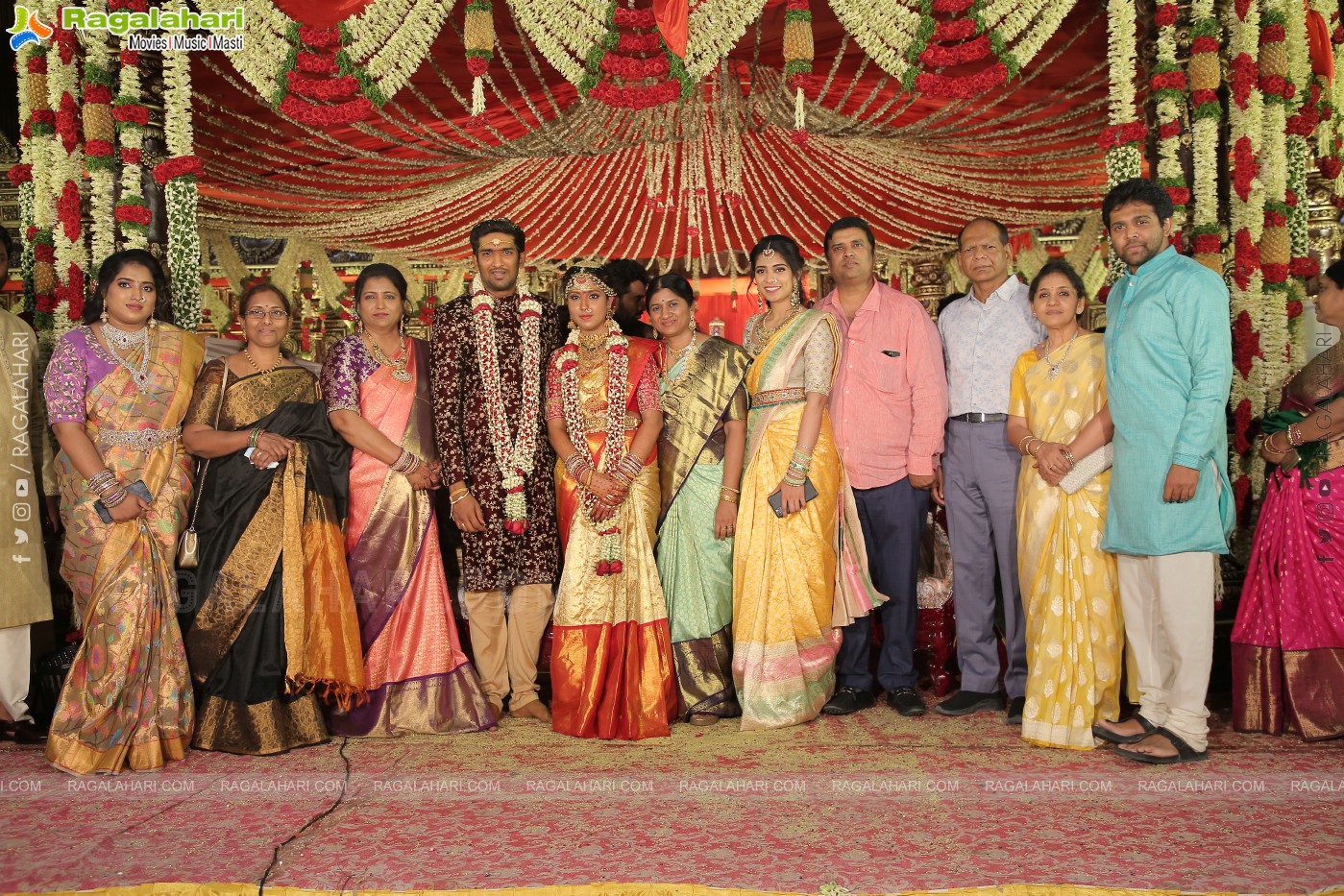 Parepally Madhu Goud's Son Vishal Goud & Shivangi Grand Wedding Ceremony