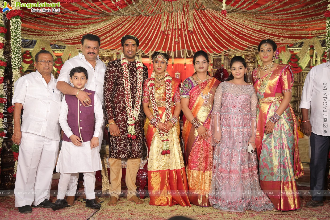 Parepally Madhu Goud's Son Vishal Goud & Shivangi Grand Wedding Ceremony