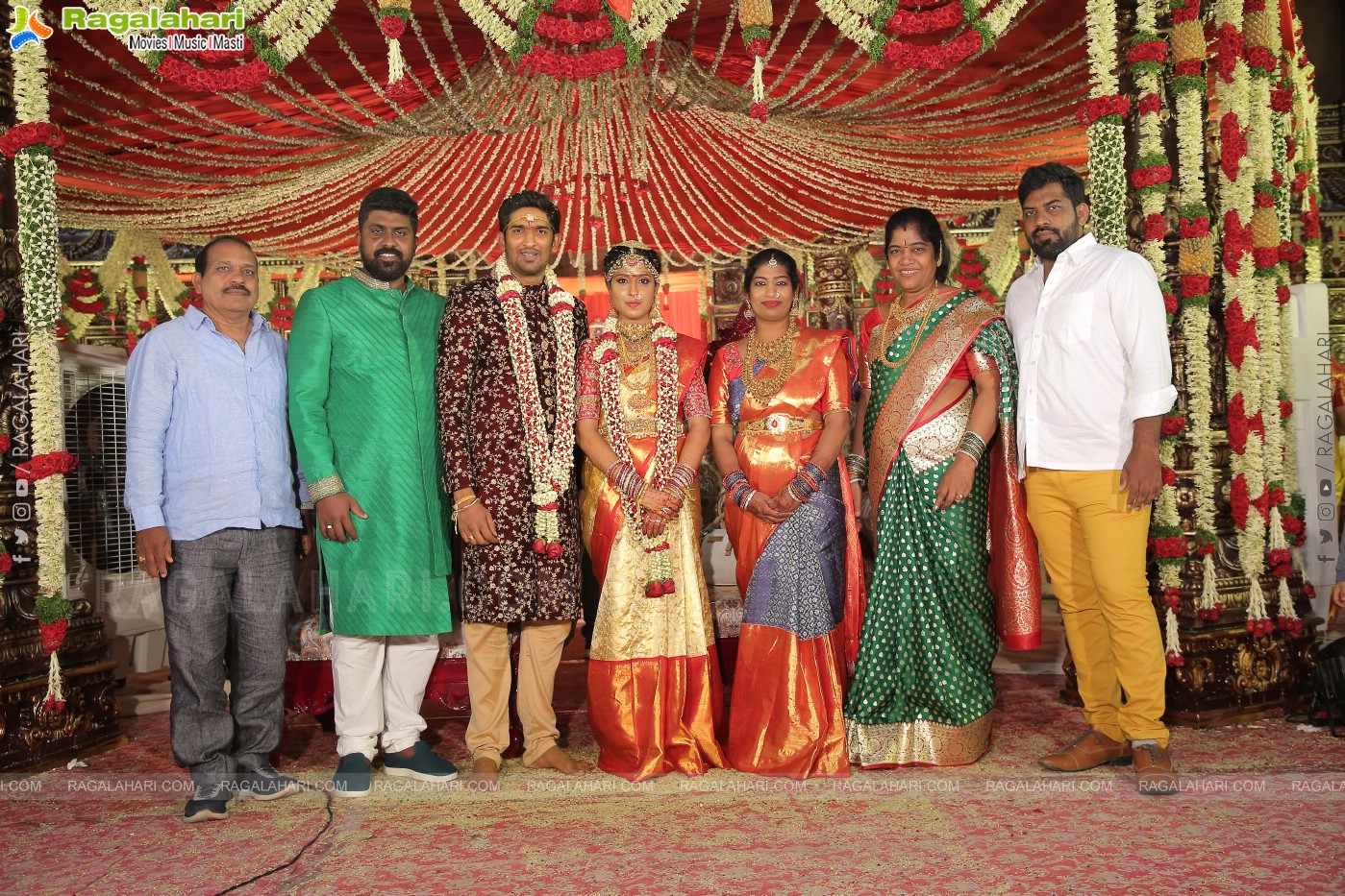 Parepally Madhu Goud's Son Vishal Goud & Shivangi Grand Wedding Ceremony