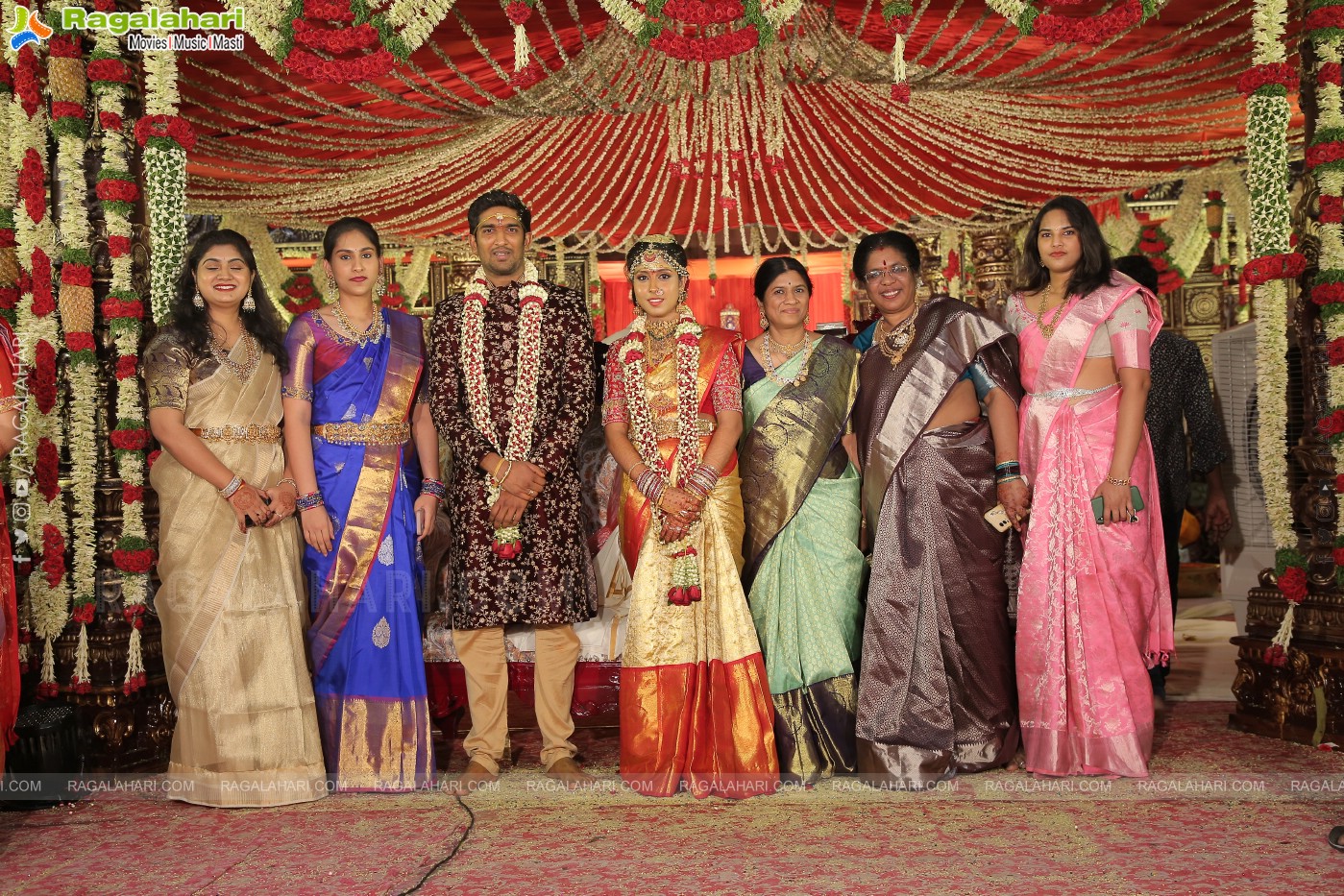 Parepally Madhu Goud's Son Vishal Goud & Shivangi Grand Wedding Ceremony