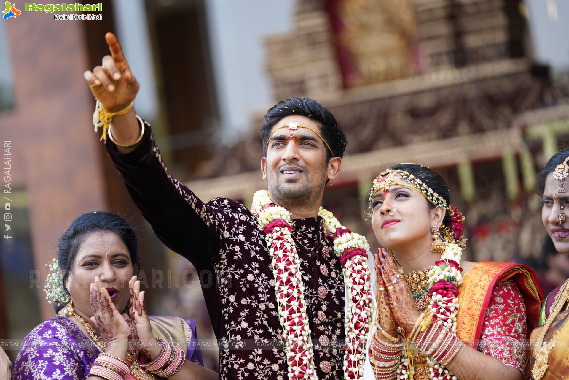 Parepally Madhu Goud's Son Vishal Goud & Shivangi Grand Wedding Ceremony