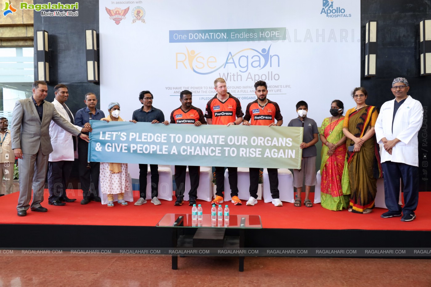 Sunrisers Hyderabad and Apollo Hospitals, Organs Donation Awareness Program