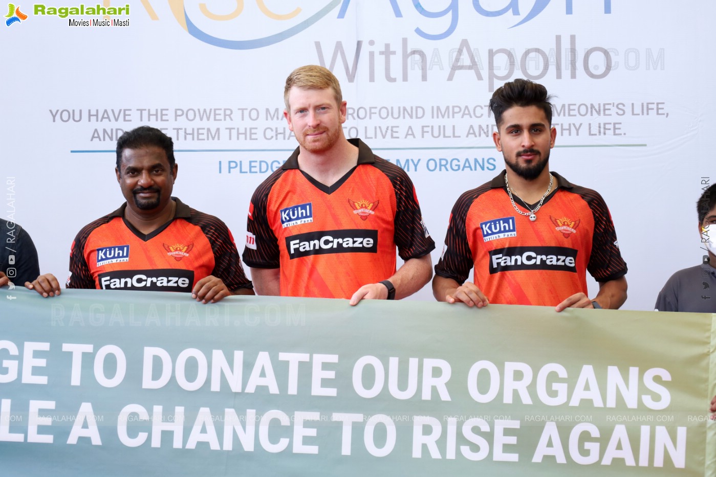 Sunrisers Hyderabad and Apollo Hospitals, Organs Donation Awareness Program