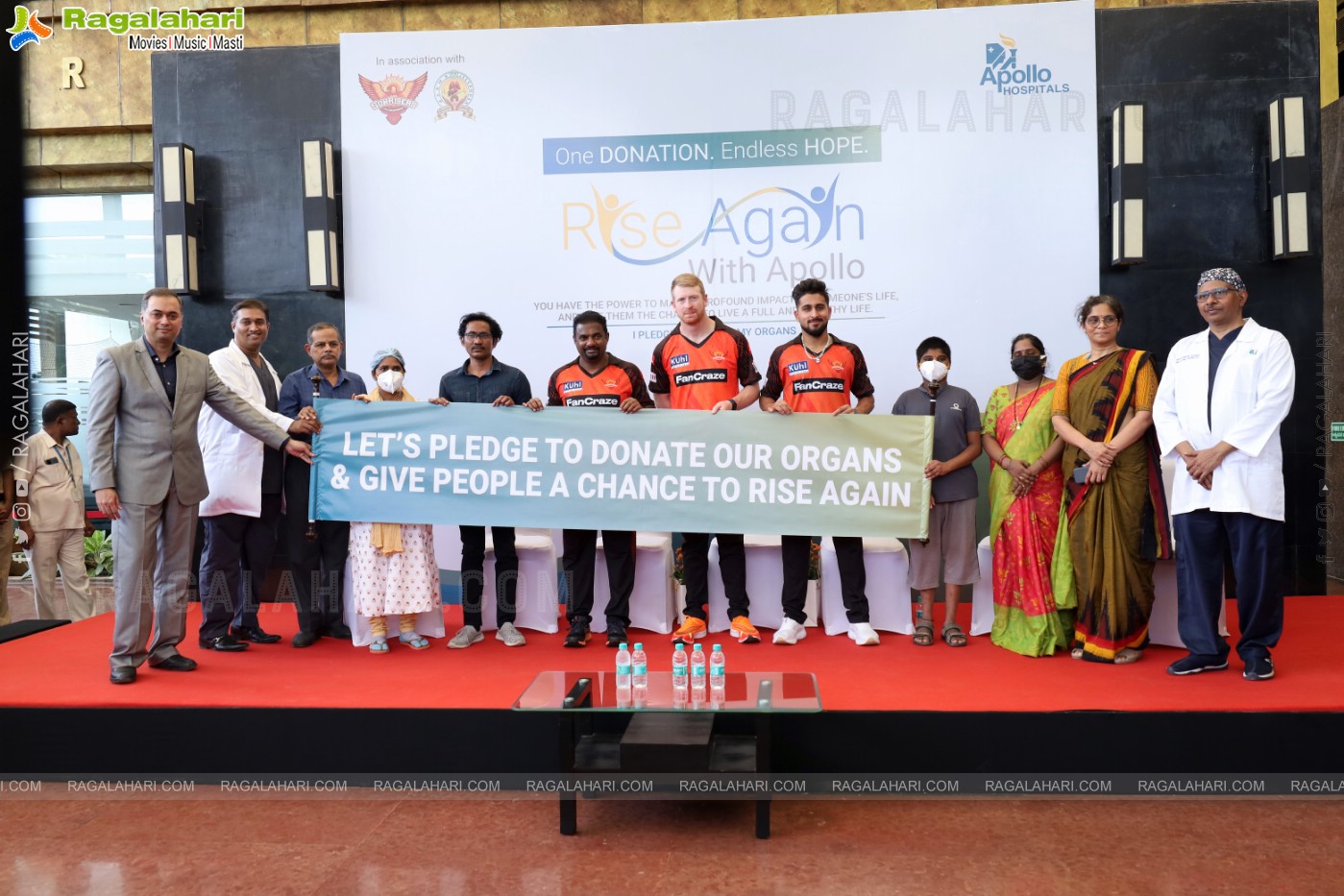 Sunrisers Hyderabad and Apollo Hospitals, Organs Donation Awareness Program