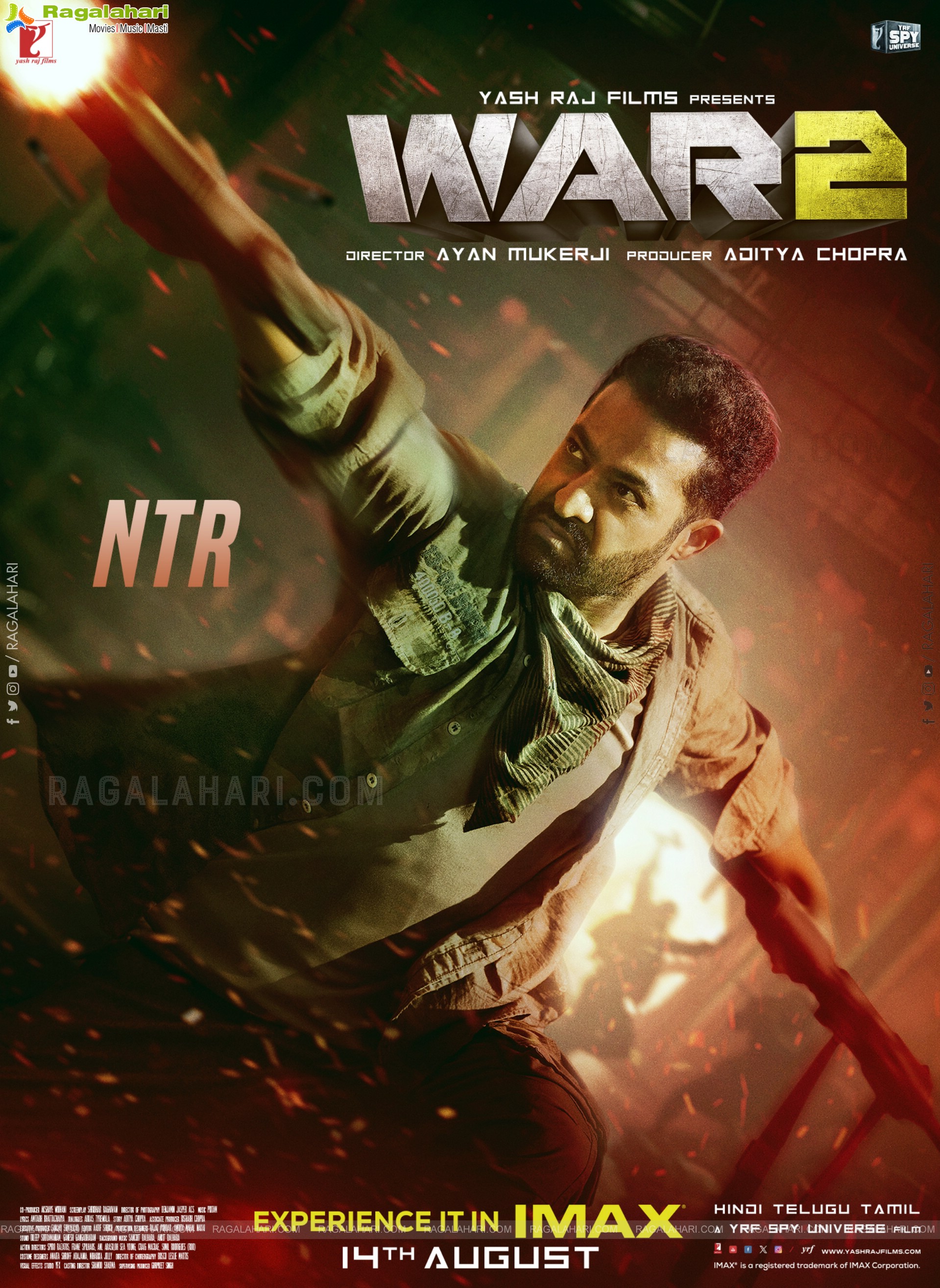 War 2 Movie NTR Poster
