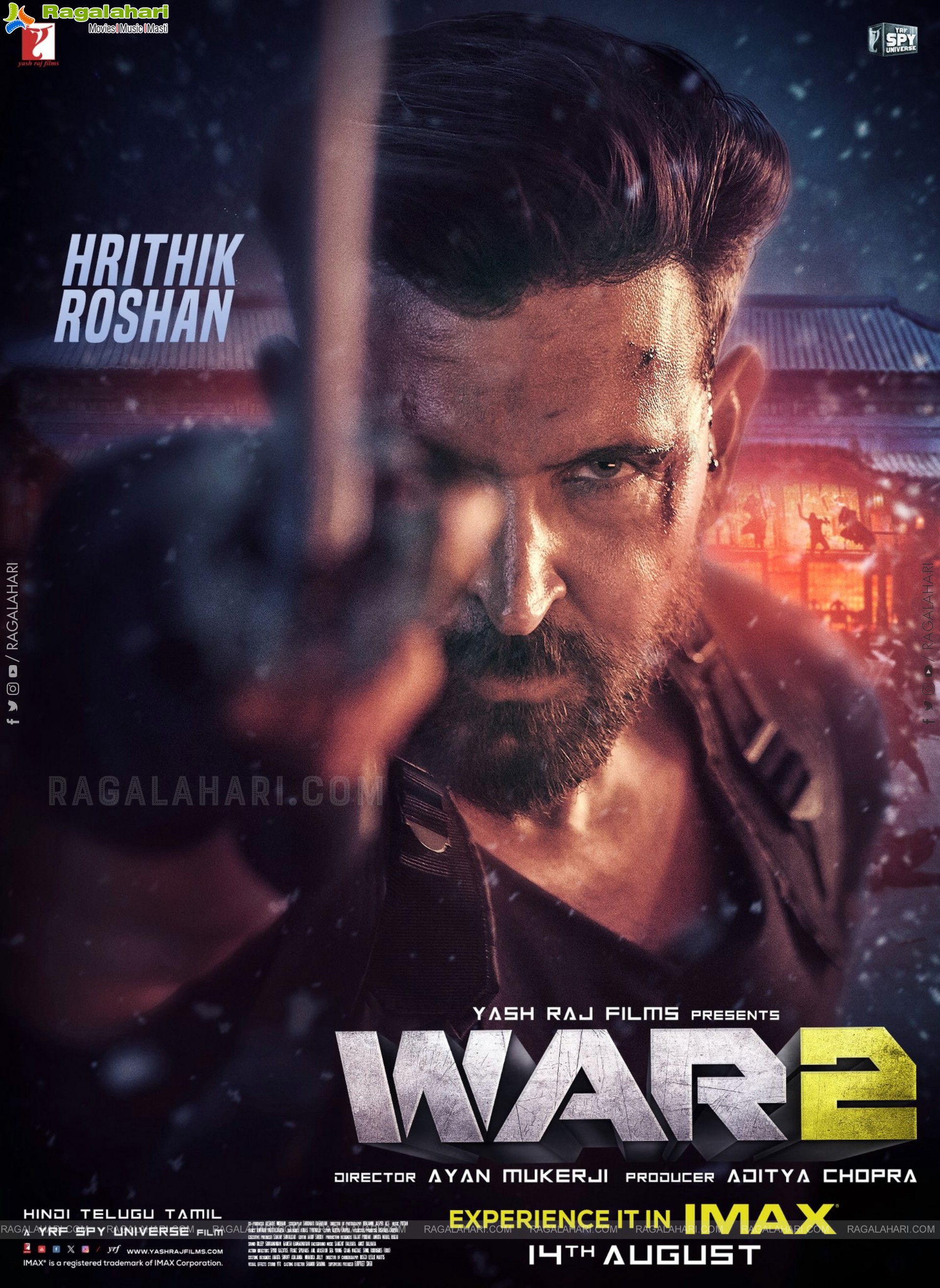 War 2 Movie Hrithik Roshan Poster
