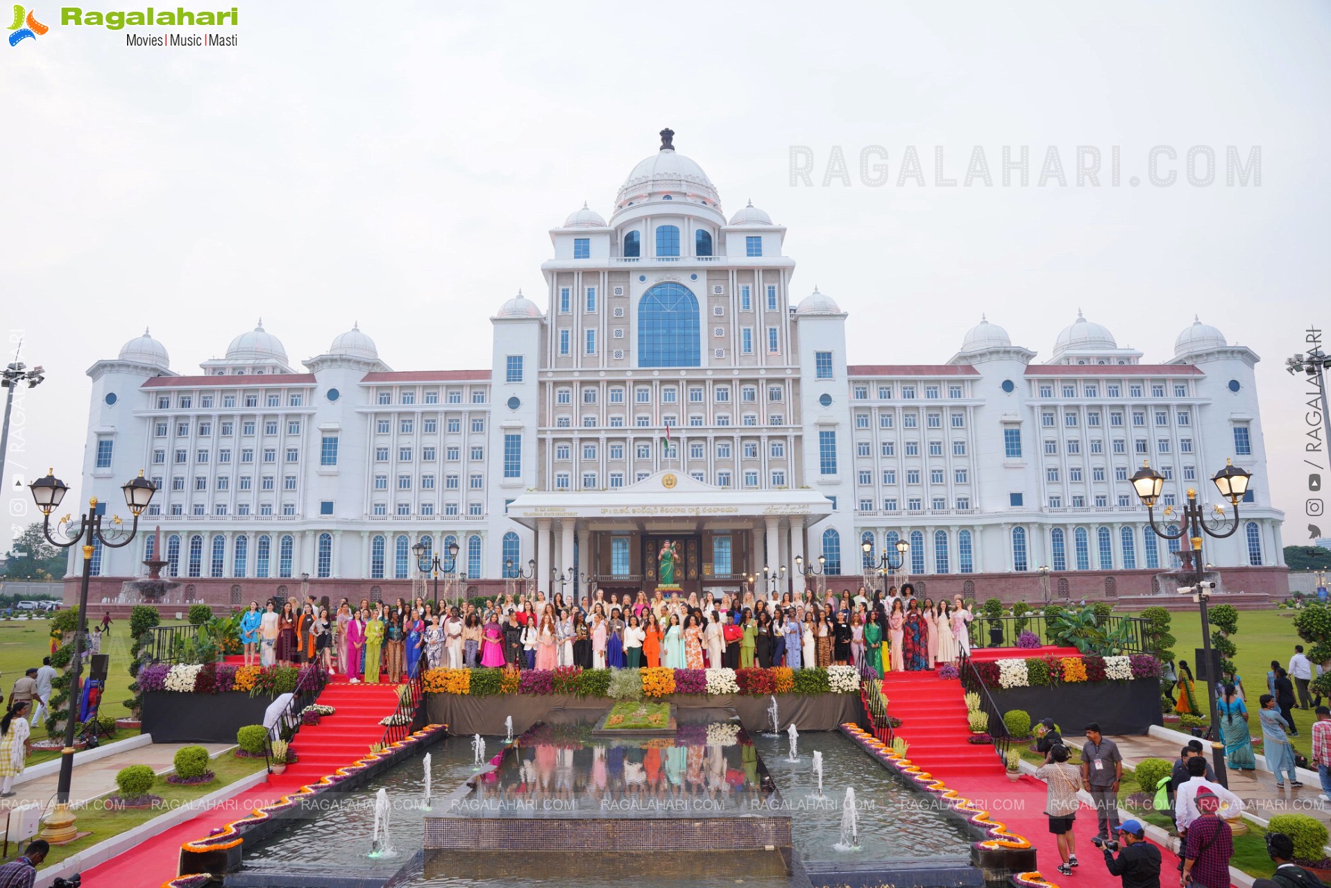 Miss World 2025 Contestants Receive a Regal Welcome at Secretariat