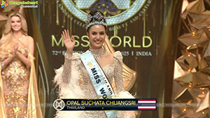 Miss Thailand Opal Suchata Crowned Miss World 2025, Hyd