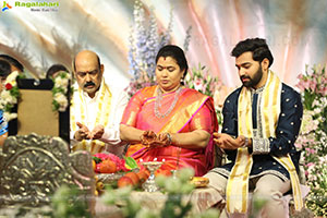 Bandla Ganesh's Daughter Janani & Surya Teja Engagement