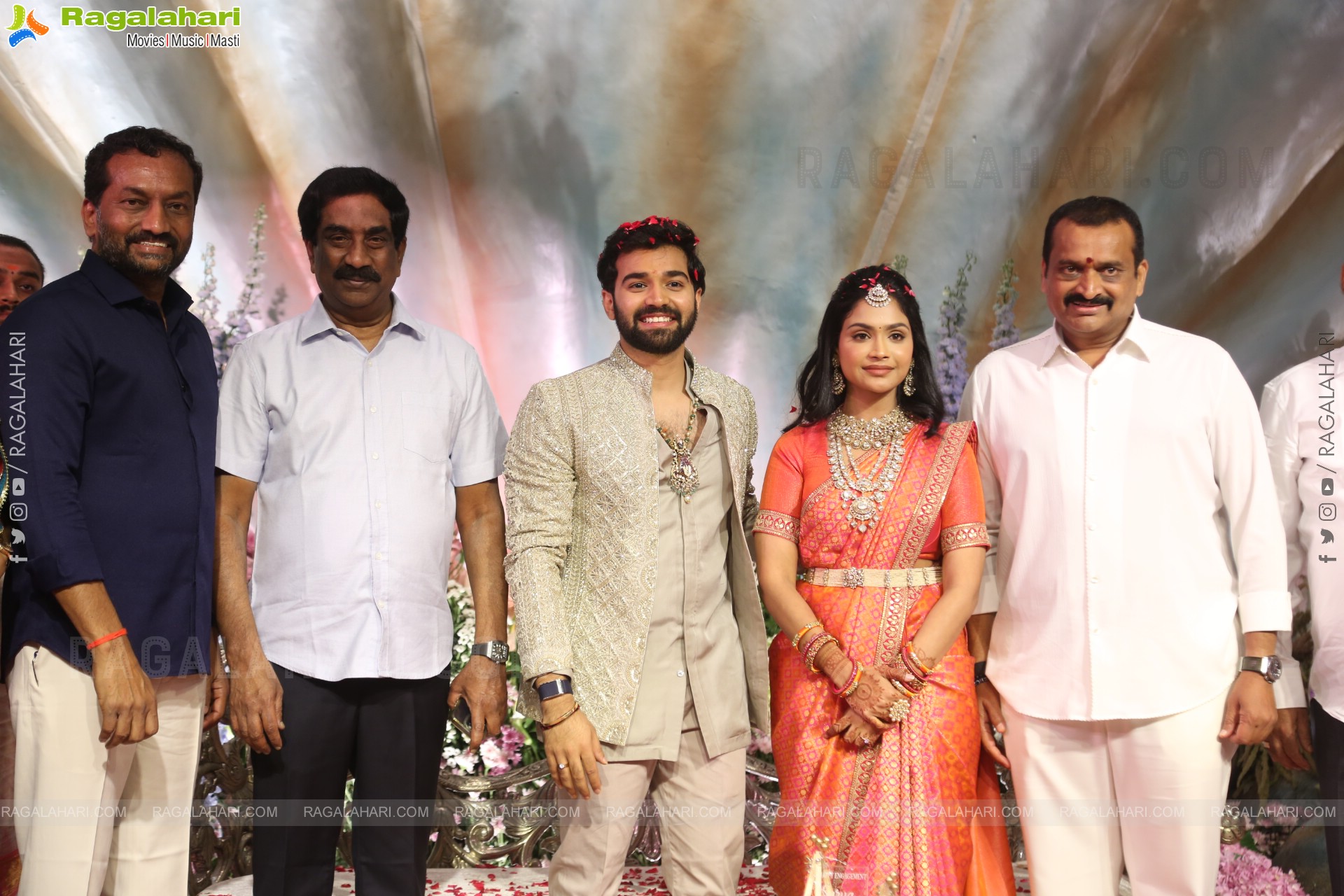 Bandla Ganesh's Daughter Janani Bandla & Surya Teja Engagement Pics
