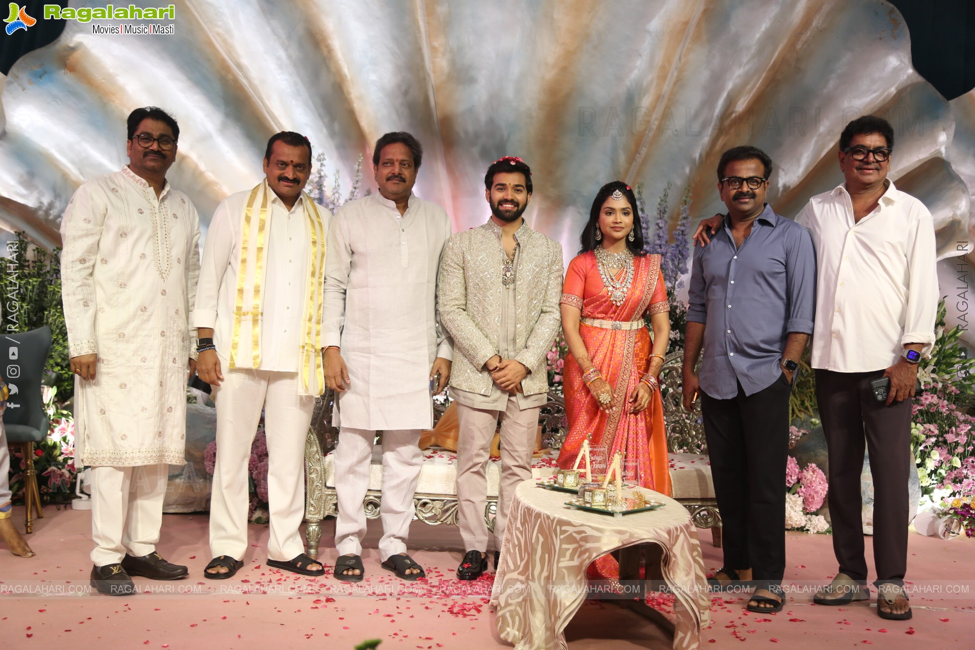 Bandla Ganesh's Daughter Janani Bandla & Surya Teja Engagement Pics