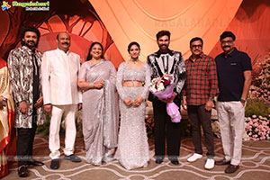 Bellamkonda Sreenivas and Kavya Reddy's Wedding Reception