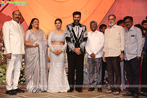Bellamkonda Sreenivas and Kavya Reddy's Wedding Reception
