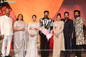 Bellamkonda Sreenivas and Kavya Reddy's Wedding Reception